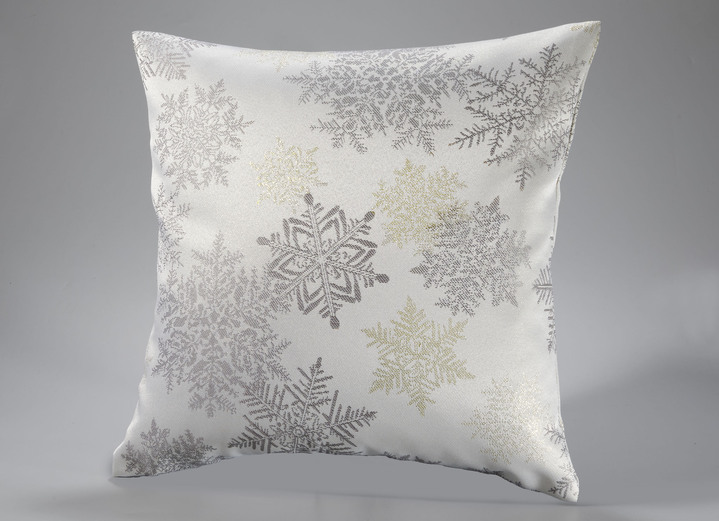 Tischdecken - Tisch- und Raumdekoration mit Glitzergarn Ansicht 6 Tischdecken - Tisch- und Raumdekoration mit Glitzergarn, in Größe 100 (2 Platzsets, 30/ 45 cm) bis 404 (Kissenbezug, 40/ 40 cm), in Farbe GOLD-SILBER Ansicht 6