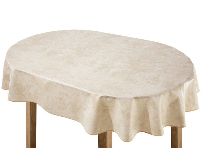 Tischdecken - Klassisch marmorierte Wachstuch-Tischdecke Ansicht 7 Tischdecken - Klassisch marmorierte Wachstuch-Tischdecke, in Größe 108 (Tischdecke, 80/ 80 cm) bis 220 (Tischdecke, oval, 155/220 cm), in Farbe BLAU Ansicht 7