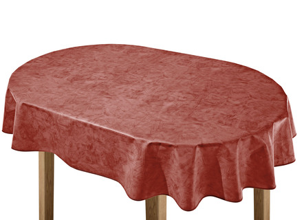Tischdecken - Klassisch marmorierte Wachstuch-Tischdecke – Farbe BORDEAUX – Ansicht  Tischdecken - Klassisch marmorierte Wachstuch-Tischdecke, in Größe 108 (Tischdecke, 80/ 80 cm) bis 220 (Tischdecke, oval, 155/220 cm), in Farbe BLAU – Farbe BORDEAUX – Ansicht