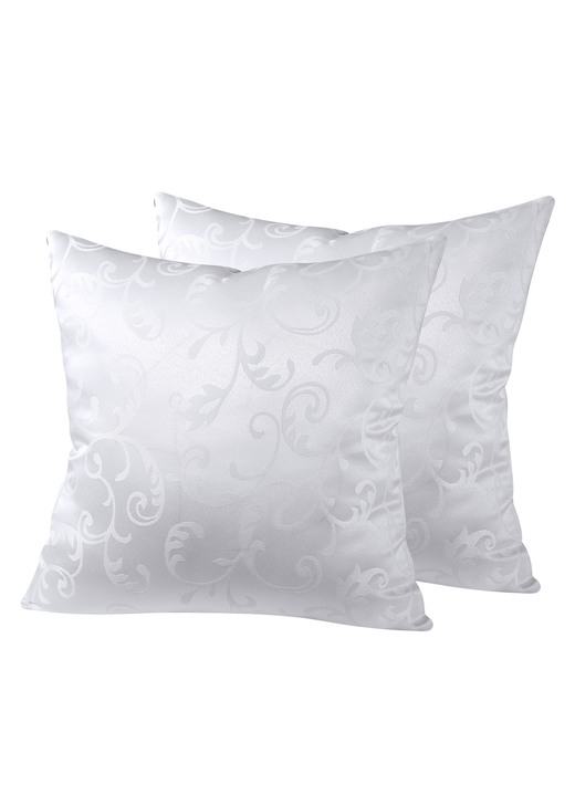 Tischdecken - Pflegeleichte Tischdekoration für drinnen und draußen, in Größe 130 (Tischdecke, 130/160 cm) bis 404 (2er-Set Kissenbezüge, 40/40 cm), in Farbe WEISS Ansicht 25