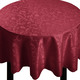 Tischdecken - Pflegeleichte Tischdekoration für drinnen und draußen, in Größe 130 (Tischdecke, 130/160 cm) bis 404 (2er-Set Kissenbezüge, 40/40 cm), in Farbe WEISS – Farbe ROT – Ansicht 1
