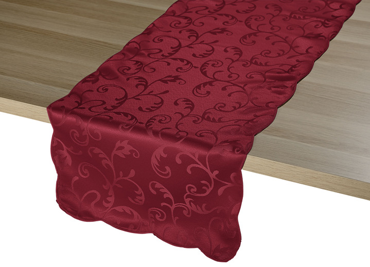 Tischdecken - Pflegeleichte Tischdekoration für drinnen und draußen, in Größe 130 (Tischdecke, 130/160 cm) bis 404 (2er-Set Kissenbezüge, 40/40 cm), in Farbe ROT Ansicht 1