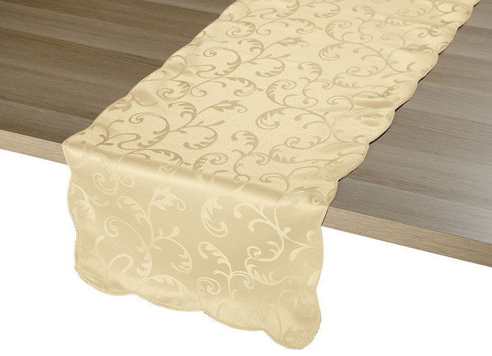 Tischdecken - Pflegeleichte Tischdekoration für drinnen und draußen, in Größe 130 (Tischdecke, 130/160 cm) bis 404 (2er-Set Kissenbezüge, 40/40 cm), in Farbe BEIGE Ansicht 1