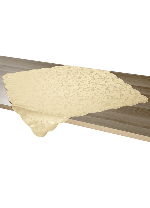 Tischdecken - Pflegeleichte Tischdekoration für drinnen und draußen, in Größe 130 (Tischdecke, 130/160 cm) bis 404 (2er-Set Kissenbezüge, 40/40 cm), in Farbe WEISS Ansicht 18