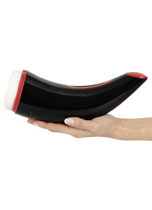 Erotik - Massagegerät mit Saug und Wärmefunktion , in Farbe SCHWARZ Ansicht 1