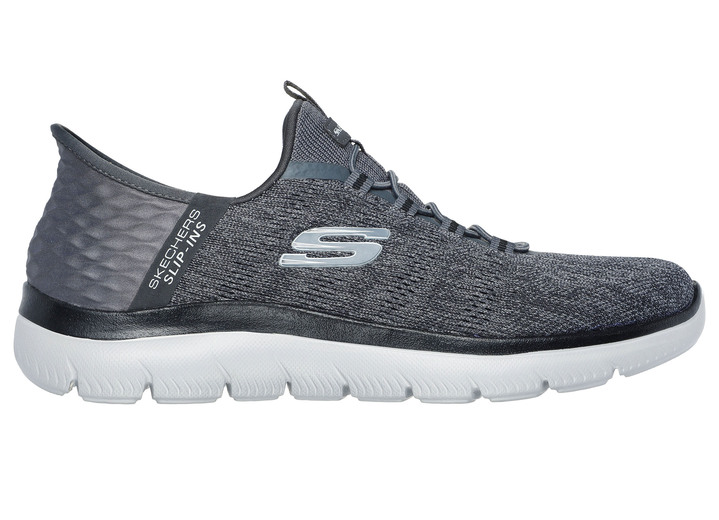 Slipper & Schnürschuhe - SKECHERS, Herren-Sneaker, mit geformter Slip-Ins Fersenplatte, in Größe 040 bis 048, in Farbe MARINE Ansicht 9