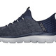 Slipper & Schnürschuhe - SKECHERS, Herren-Sneaker, mit geformter Slip-Ins Fersenplatte, in Größe 040 bis 048, in Farbe MARINE – Farbe MARINE – Ansicht 5