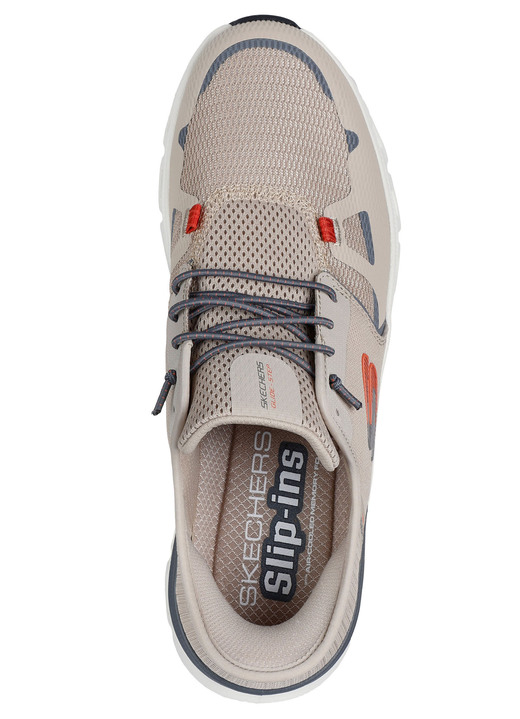 Slipper & Schnürschuhe - SKECHERS, Herren-Sneaker, mit geformter Slip-Ins Fersenplatte, in Größe 040 bis 048, in Farbe SCHWARZ Ansicht 12