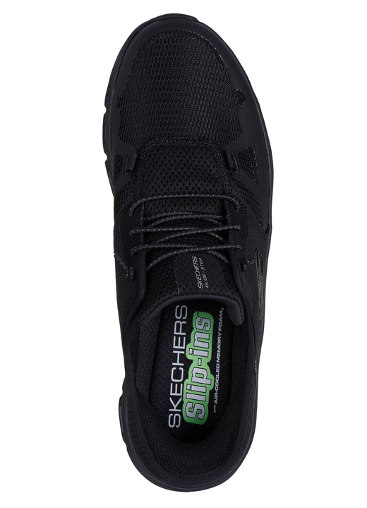 Slipper & Schnürschuhe - SKECHERS, Herren-Sneaker, mit geformter Slip-Ins Fersenplatte, in Größe 040 bis 048, in Farbe SCHWARZ Ansicht 2