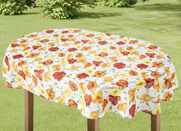 Tischdecken - Tischdecke mit Fleckschutz-Ausrüstung, in Größe 105 (Läufer, 40x140 cm) bis 190 (Tischdecke oval, 140x190 cm), in Farbe MULTICOLOR Ansicht 5