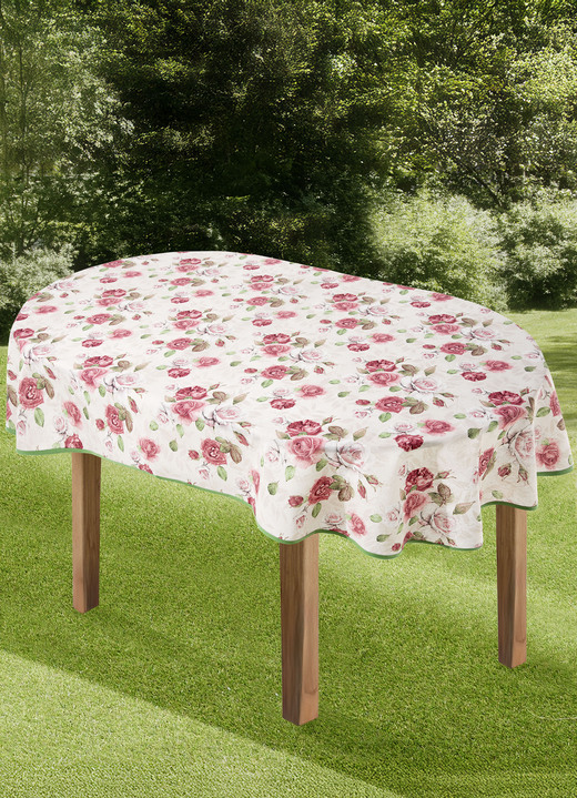 Tischdecken - Tischdekoration mit Fleckschutz-Ausrüstung Ansicht 3 Tischdecken - Tischdekoration mit Fleckschutz-Ausrüstung, in Größe 105 (Läufer, 40/140 cm) bis 190 (Tischdecke oval, 135/190 cm), in Farbe MULTICOLOR Ansicht 3