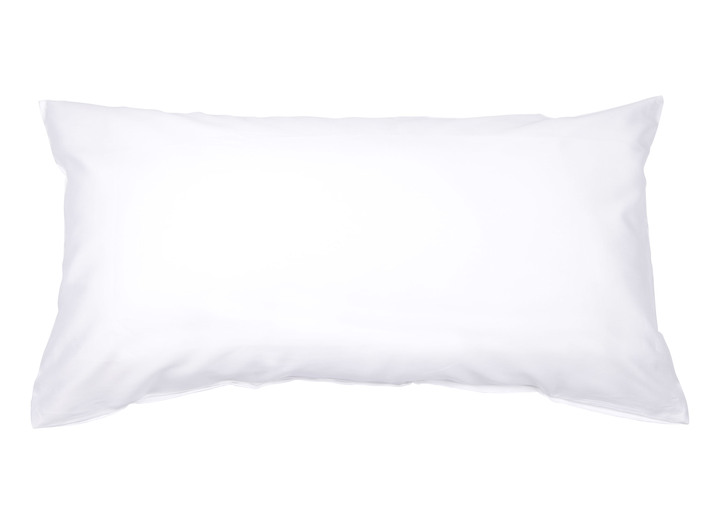 Kissenbezüge - Hochwertige Mako-Satin-Kissenbezüge mit Reißverschluss, in Größe 121 (2 Kissenbezüge, 40/80 cm) bis 125 2 (Kissenbezüge, 40/60 cm), in Farbe HELLBLAU Ansicht 3