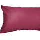 Kissenbezüge - Hochwertige Mako-Satin-Kissenbezüge mit Reißverschluss, in Größe 121 (2 Kissenbezüge, 40/80 cm) bis 125 2 (Kissenbezüge, 40/60 cm), in Farbe HELLBLAU – Farbe BORDEAUX – Ansicht 1
