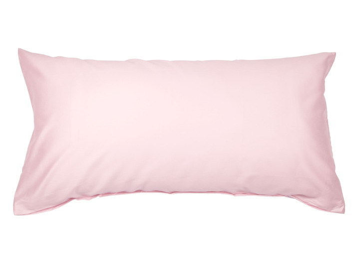 Kissenbezüge - Hochwertige Mako-Satin-Kissenbezüge mit Reißverschluss, in Größe 121 (2 Kissenbezüge, 40/80 cm) bis 125 2 (Kissenbezüge, 40/60 cm), in Farbe HELLBLAU Ansicht 23