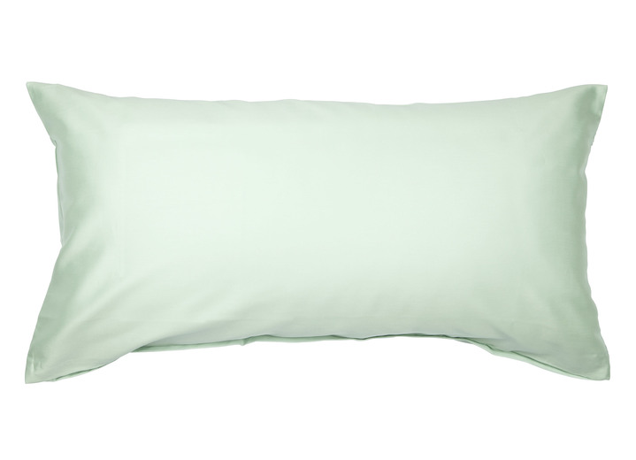 Kissenbezüge - Hochwertige Mako-Satin-Kissenbezüge mit Reißverschluss, in Größe 121 (2 Kissenbezüge, 40/80 cm) bis 125 2 (Kissenbezüge, 40/60 cm), in Farbe WEISS Ansicht 29