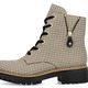 Stiefel & Stiefeletten - Rieker, trendige Damen-Stiefeletten, Winterschuhe, mit Reißverschluss, in Größe 036 bis 042, in Farbe BEIGE-SCHWARZ – Farbe BEIGE-SCHWARZ – Ansicht 6