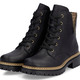 Stiefel & Stiefeletten - Rieker, trendige Damen-Stiefeletten, Winterschuhe, mit Reißverschluss, in Größe 036 bis 042, in Farbe BEIGE-SCHWARZ – Farbe SCHWARZ-BRAUN – Ansicht 6