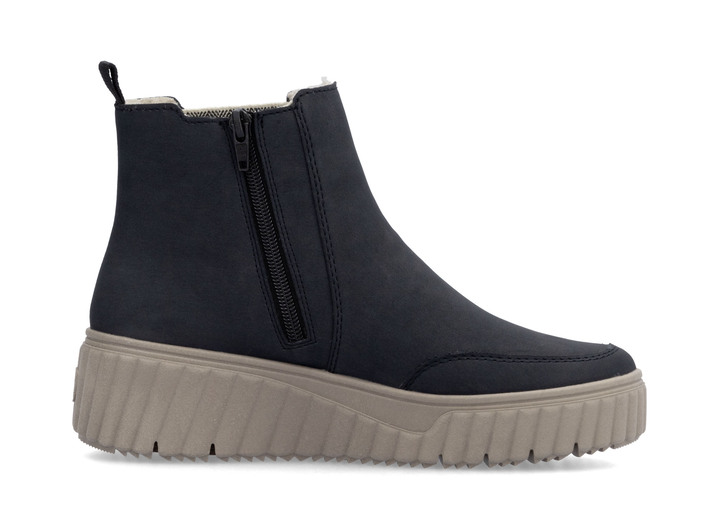 Stiefel & Stiefeletten - Rieker, trendige Damen-Boots, Winterschuhe, mit herausnehmbarem Fußbett, in Größe 036 bis 042, in Farbe DUNKELBLAU Ansicht 4