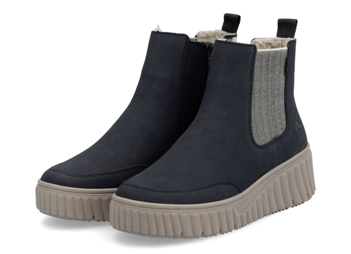 Stiefel & Stiefeletten - Rieker, trendige Damen-Boots, Winterschuhe, mit herausnehmbarem Fußbett, in Größe 036 bis 042, in Farbe DUNKELBLAU Ansicht 6