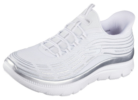 SKECHERS, stylische Damen-Sneaker, mit geformter Slip-Ins Fersenplatte