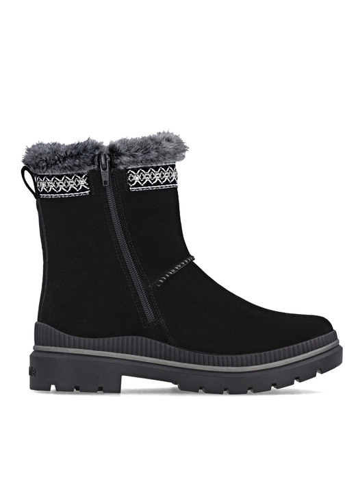 Mode - Remonte, gefütterte Damen-Stiefeletten, Winterschuhe, Weite G, mit Lammfell, in Größe 036 bis 042, in Farbe SCHWARZ Ansicht 5