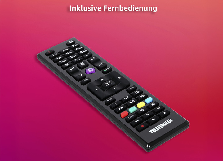 Fernseher - Telefunken XH24O550M HD-Ready-LED-Fernseher, in Farbe WEISS Ansicht 3