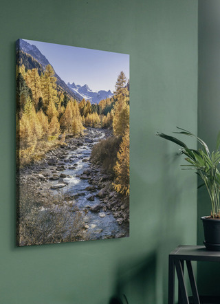 Hochwertiges in Digitaldruck gefertigtes Leinwandbild