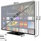 Fernseher - „Telefunken“ LED-Fernseher in Full-HD – Farbe SCHWARZ – Ansicht 6 Fernseher - „Telefunken“ LED-Fernseher in Full-HD, in Farbe SCHWARZ – Farbe SCHWARZ – Ansicht 6