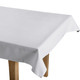 Tischdecken - Tisch- und Raumdekoration mit Fleckenschutz-Ausrüstung, in Größe 146 (Läufer, 40/ 150 cm) bis 404 (Kissenbezug, 40/ 40 cm), in Farbe WEISS – Farbe HELLGRAU – Ansicht 3