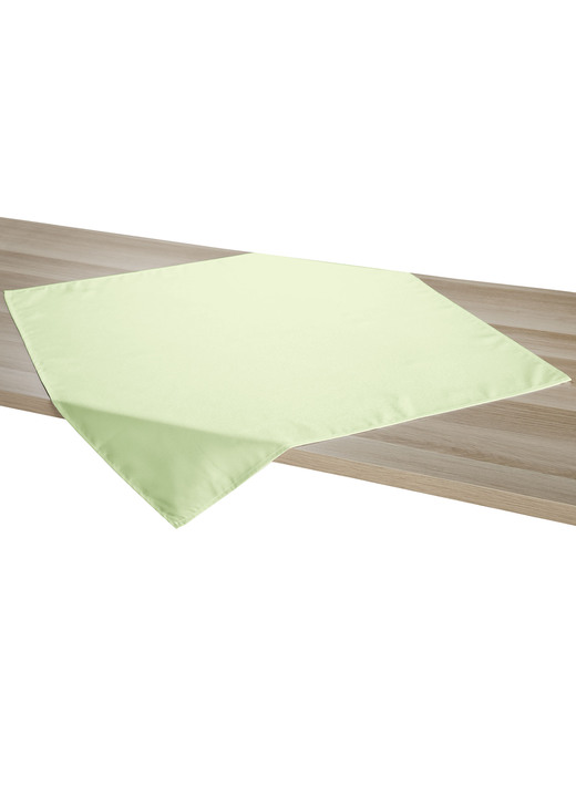 Tischdecken - Tisch- und Raumdekoration mit Fleckenschutz-Ausrüstung, in Größe 146 (Läufer, 40/ 150 cm) bis 404 (Kissenbezug, 40/ 40 cm), in Farbe WEISS Ansicht 13