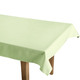 Tischdecken - Tisch- und Raumdekoration mit Fleckenschutz-Ausrüstung, in Größe 146 (Läufer, 40/ 150 cm) bis 404 (Kissenbezug, 40/ 40 cm), in Farbe WEISS – Farbe HELLGRÜN – Ansicht 3