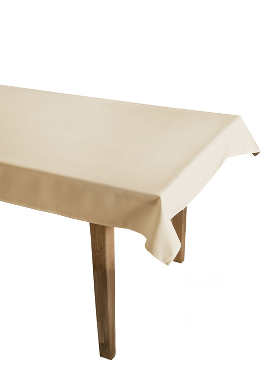 Tischdecken - Tisch- und Raumdekoration mit Fleckenschutz-Ausrüstung, in Größe 146 (Läufer, 40/ 150 cm) bis 404 (Kissenbezug, 40/ 40 cm), in Farbe WEISS Ansicht 16