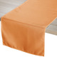 Tischdecken - Tisch- und Raumdekoration mit Fleckenschutz-Ausrüstung, in Größe 146 (Läufer, 40/ 150 cm) bis 404 (Kissenbezug, 40/ 40 cm), in Farbe WEISS – Farbe ORANGE – Ansicht 1