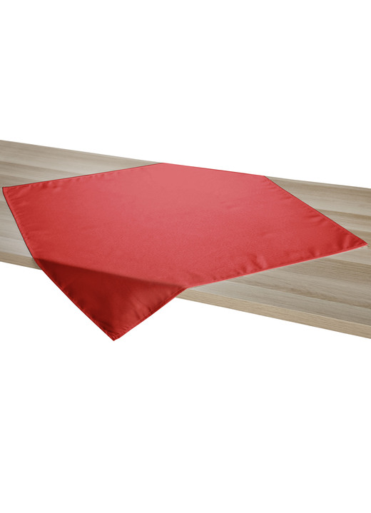 Tischdecken - Tisch- und Raumdekoration mit Fleckenschutz-Ausrüstung, in Größe 146 (Läufer, 40/ 150 cm) bis 404 (Kissenbezug, 40/ 40 cm), in Farbe WEISS Ansicht 21