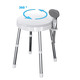 - Höhenverstellbarer Duschhocker, in Farbe WEISS – Farbe WEISS – Ansicht 2