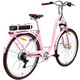 - City-E-Bike mit Tiefeinstieg – Farbe ROSA – Ansicht 3 - City-E-Bike mit Tiefeinstieg, in Farbe ROSA – Farbe ROSA – Ansicht 3