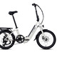 Elektromobilität - Falt-E-Bike Foldi Comfort von SAXXX  – Farbe CREME-WEISS-GLÄNZEND – Ansicht 2 Elektromobilität - Falt-E-Bike Foldi Comfort von SAXXX , in Farbe GRAU-SILBER-MATT – Farbe CREME-WEISS-GLÄNZEND – Ansicht 2