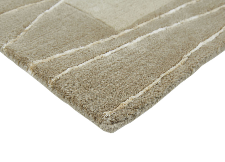 Modern - Handgeknüpfte Brücken und Teppiche in Naturfaser-Qualität Ansicht 5 Modern - Handgeknüpfte Brücken und Teppiche in Naturfaser-Qualität, in Größe 165 (Brücke 120x180 cm) bis 290 (Teppich 250x300 cm), in Farbe BEIGE Ansicht 5