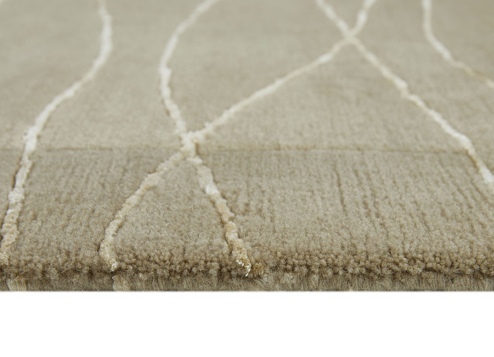 Modern - Handgeknüpfte Brücken und Teppiche in Naturfaser-Qualität Ansicht 9 Modern - Handgeknüpfte Brücken und Teppiche in Naturfaser-Qualität, in Größe 165 (Brücke 120x180 cm) bis 290 (Teppich 250x300 cm), in Farbe BEIGE Ansicht 9