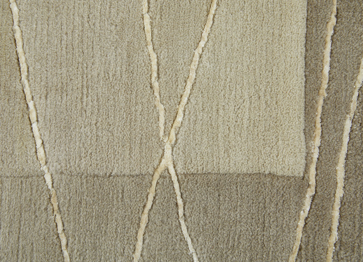 Modern - Handgeknüpfte Brücken und Teppiche in Naturfaser-Qualität Ansicht 4 Modern - Handgeknüpfte Brücken und Teppiche in Naturfaser-Qualität, in Größe 165 (Brücke 120x180 cm) bis 290 (Teppich 250x300 cm), in Farbe BEIGE Ansicht 4