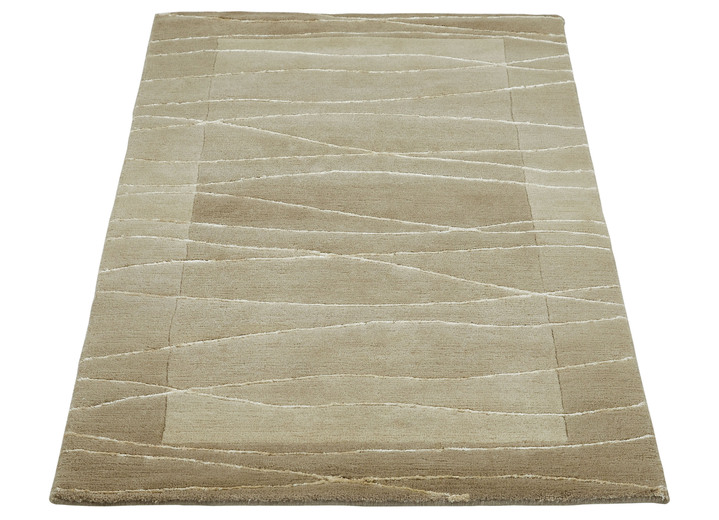 Modern - Handgeknüpfte Brücken und Teppiche in Naturfaser-Qualität Ansicht 2 Modern - Handgeknüpfte Brücken und Teppiche in Naturfaser-Qualität, in Größe 165 (Brücke 120x180 cm) bis 290 (Teppich 250x300 cm), in Farbe BEIGE Ansicht 2