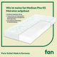 Matratzen & Bettrahmen - 7-Zonen-Kaltschaumkern-Matratze „fan Medisan Plus KS“, in Größe 130 (80/200 cm) bis 138 (180/200 cm), in Farbe  – Ansicht 3