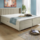 Betten - Boxspringbett mit Bettkasten und Topper, in Farbe ANTHRAZIT – Farbe CREME – Ansicht 1