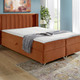 Betten - Boxspringbett mit Bettkasten und Topper, in Farbe ANTHRAZIT