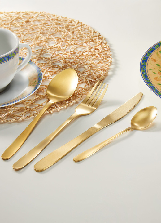 Besteck - Hochwertiges Menübesteck für 4 Personen., in Farbe GOLD Ansicht 1