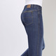 Hosen - Jeans mit Dehnbundeinsätzen in 3 Farben – Farbe JEANSBLAU – Ansicht 1 Hosen - Jeans mit Dehnbundeinsätzen in 3 Farben, in Größe 024 bis 062, in Farbe JEANSBLAU – Farbe JEANSBLAU – Ansicht 1