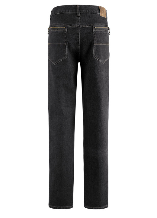 Hosen - Jeans mit Dehnbundeinsätzen in 3 Farben Ansicht 7 Hosen - Jeans mit Dehnbundeinsätzen in 3 Farben, in Größe 024 bis 062, in Farbe JEANSBLAU Ansicht 7
