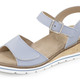 Komfortschuhe - ELENA EDEN, bequeme Damen-Sandaletten, Weite H, mit herausnehmbarem Fußbett, in Größe 035 bis 041, in Farbe HELLBLAU – Farbe HELLBLAU – Ansicht 1
