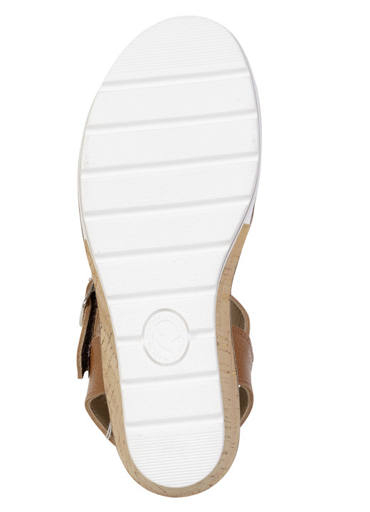 Komfortschuhe - ELENA EDEN, bequeme Damen-Sandaletten, Weite H, mit herausnehmbarem Fußbett, in Größe 035 bis 041, in Farbe HELLBLAU Ansicht 12