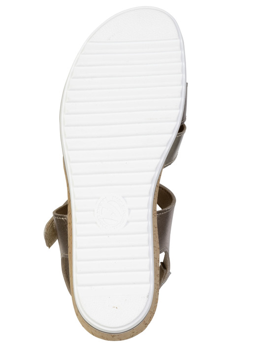 Komfortschuhe - ELENA EDEN, bequeme Damen-Sandalen, Weite H, mit herausnehmbarem Fußbett, in Größe 035 bis 041, in Farbe WEISS Ansicht 10